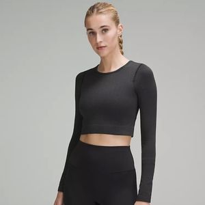 EB to Street Long Sleeve Crop Top